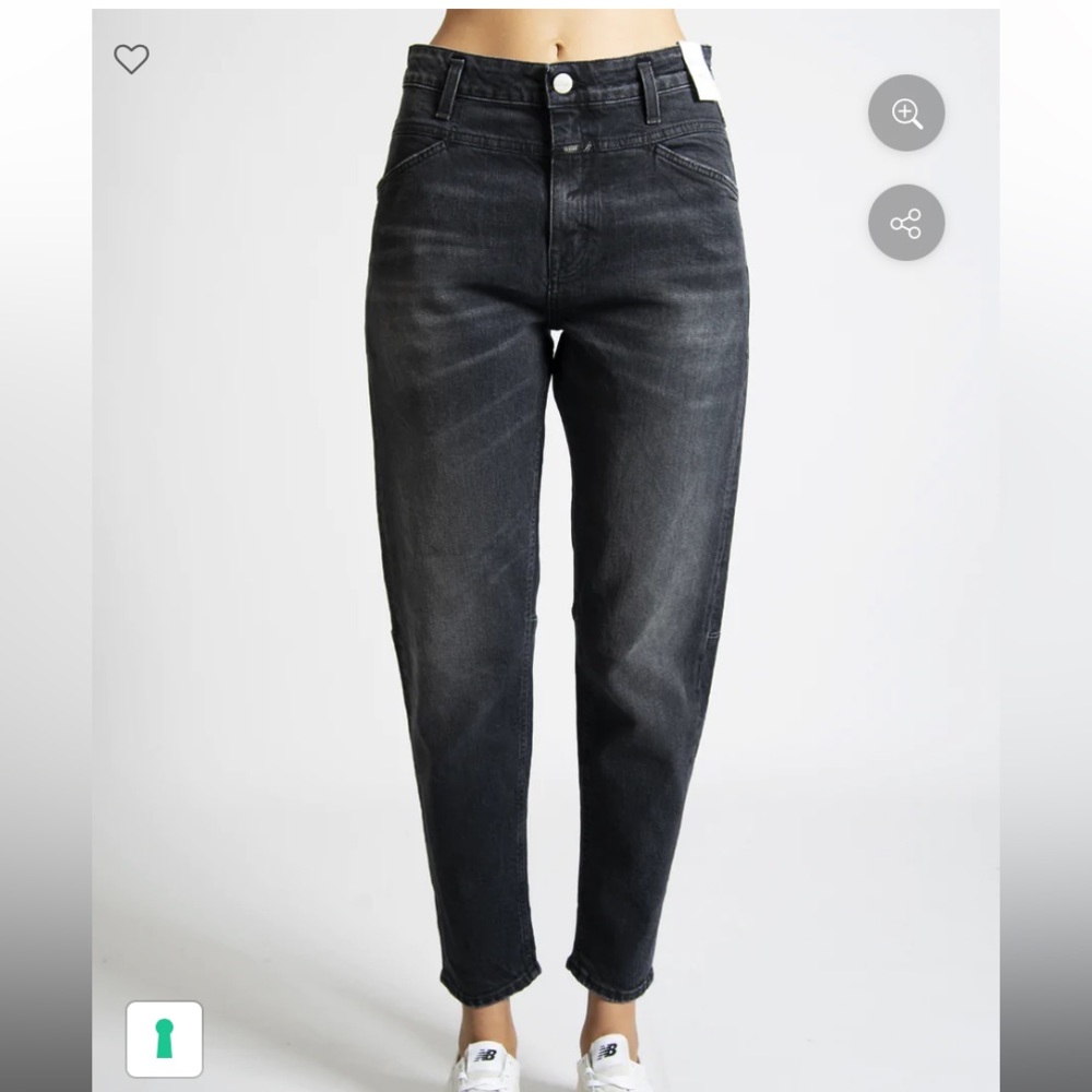 CLOSED Denim Boyfriend Jean in Dark Gray
